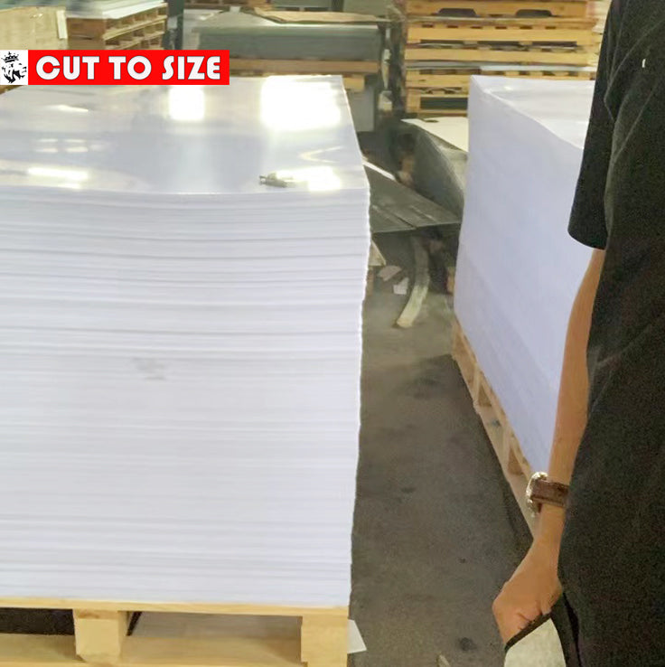 2mm 3mm Thick 1220x2440mmSolid Color Perspex Board Flexible Milky White Acrylic Sheet For Bathtub