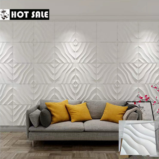 PVC 3D Wall Panel Non self-adhesive 3d Wall Sticker stone brick tile living room water proof wallpaper