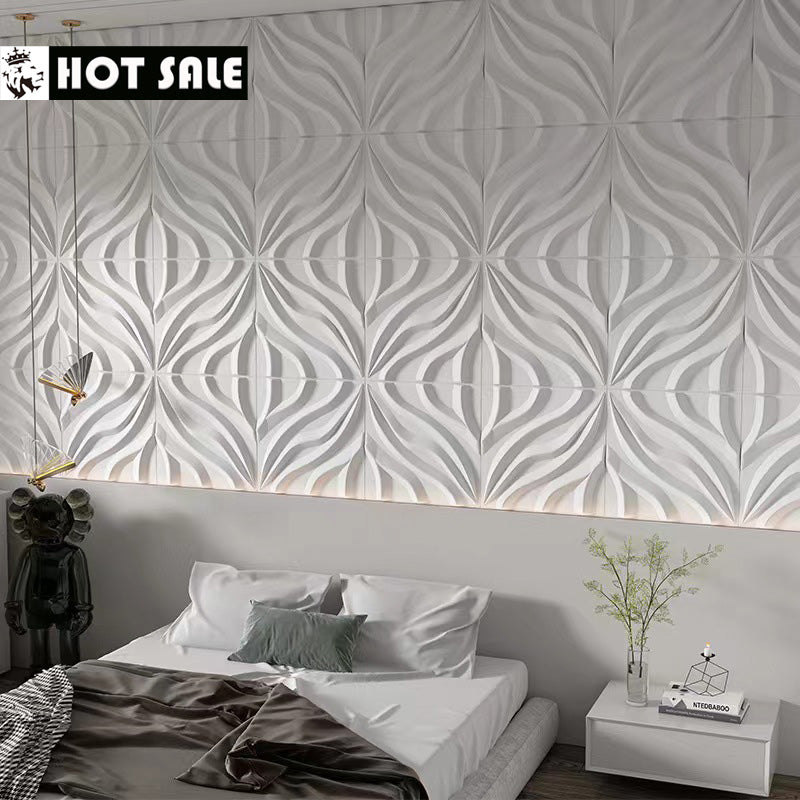 New Material Durable Easy Clean Flame Retardant Wall Sticker 3d Shiny Gold Diamond Wall Panel 3d PVC Decor