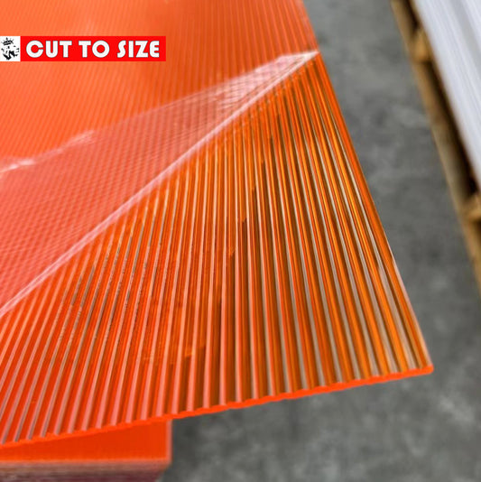 Wholesale 2mm 5mm 7mm Single and double-sided thick and thin striped acrylic board / convex / concave U-shaped / large, medium and small Changhong