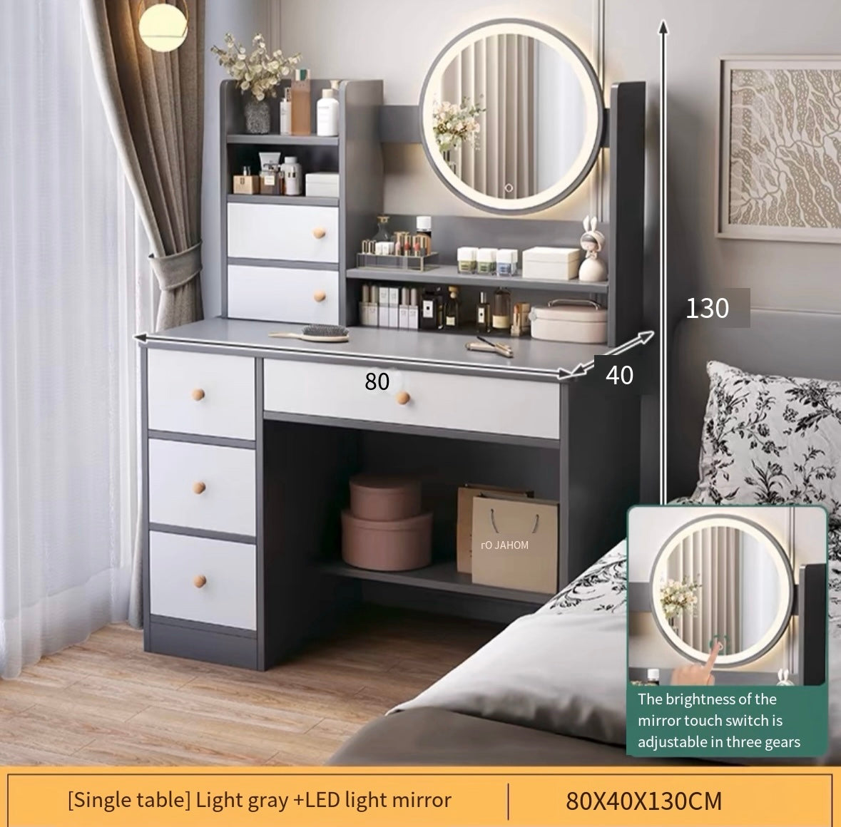 pvc Dressing table bedroom small dressing table simple modern dressing cabinet small apartment rental house dressing table dressing table