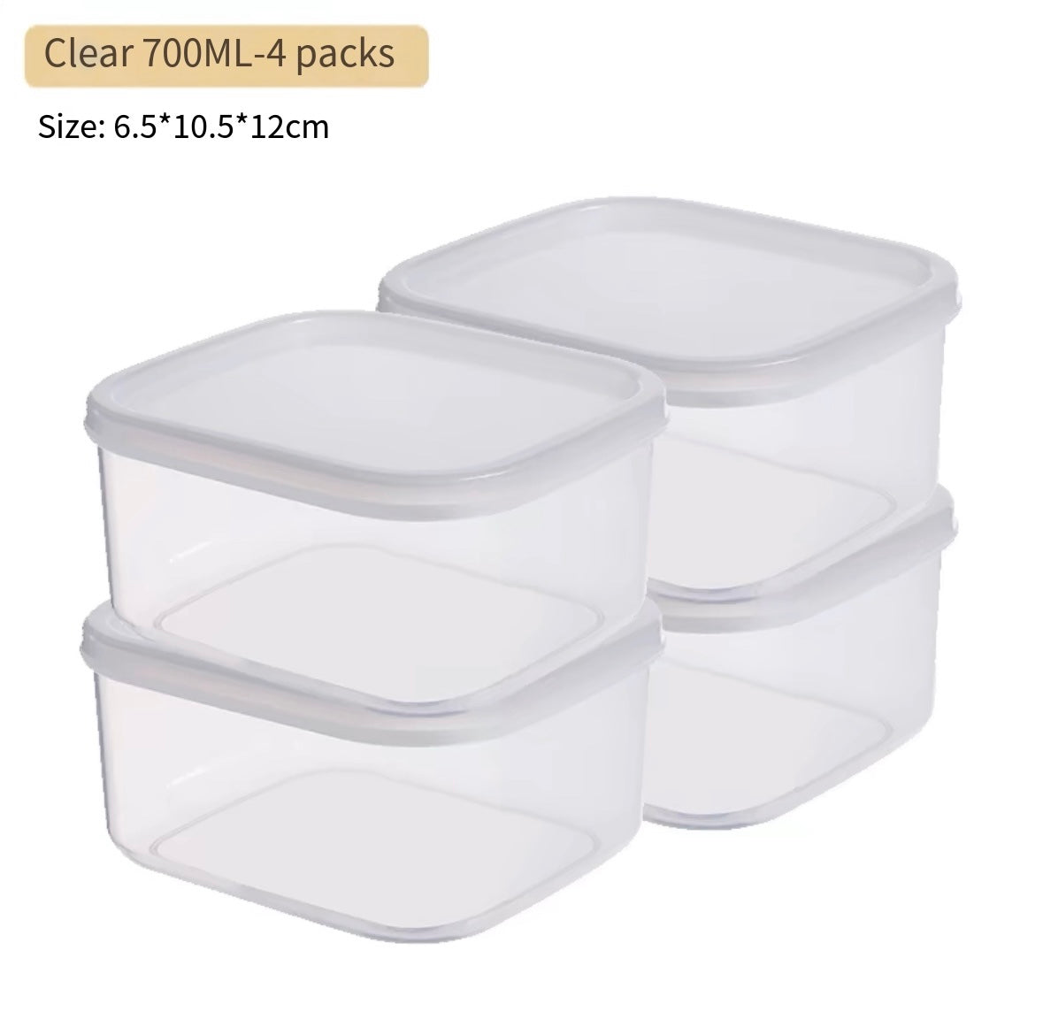 Frozen storage box refrigerator special packaging food grade fresh-keeping box sealed plastic compartment small box home organization