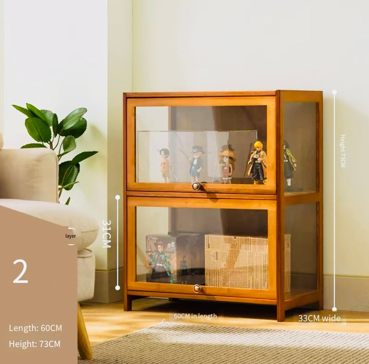 acrylic Eleven-dimensional display cabinet transparent acrylic cabinet blind box hand-made Lego model storage cabinet dust-proof display stand