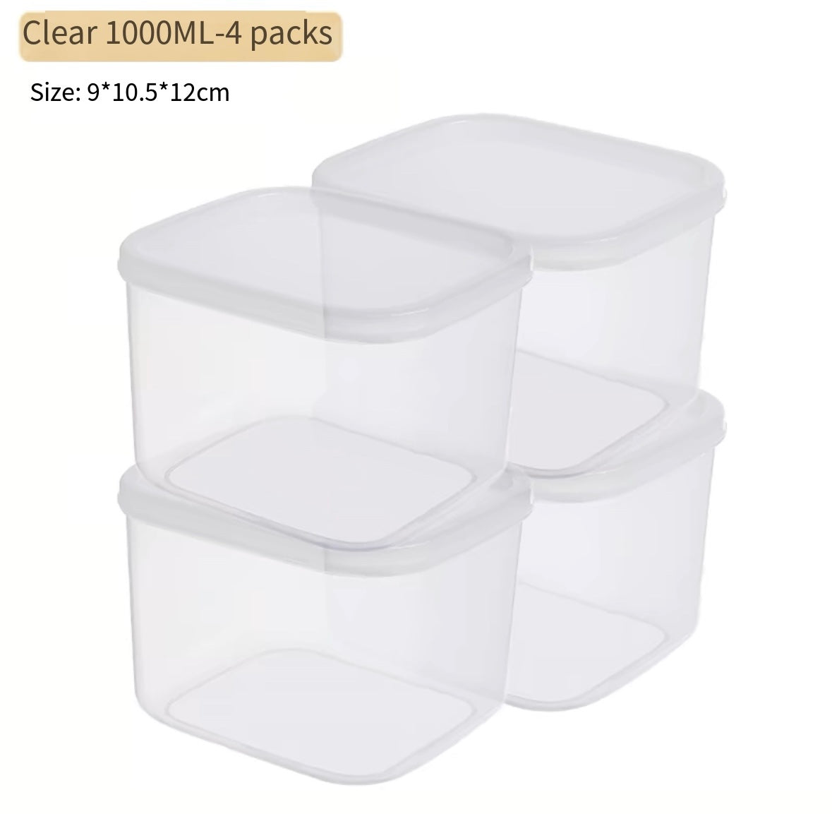 Frozen storage box refrigerator special packaging food grade fresh-keeping box sealed plastic compartment small box home organization