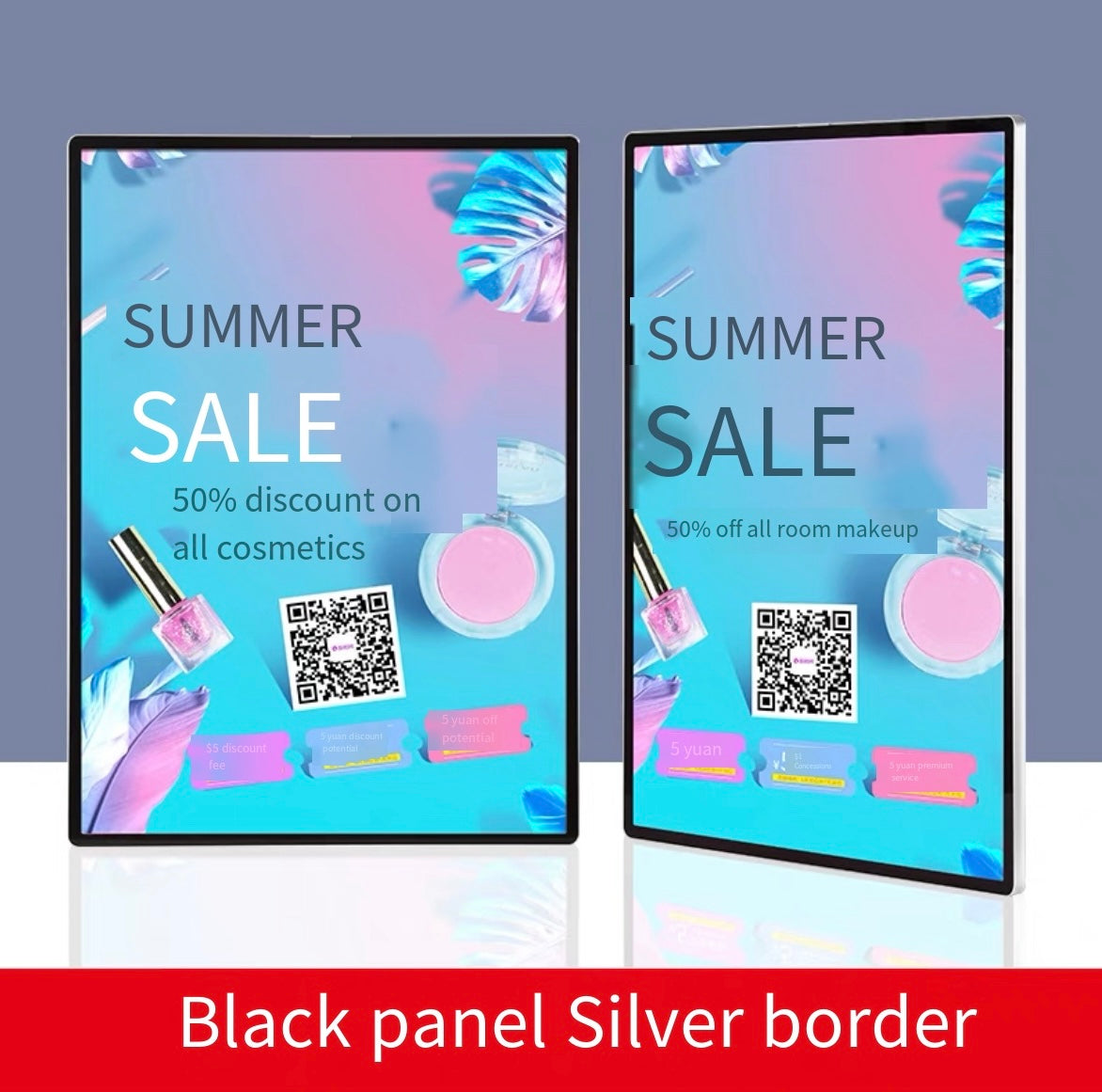 Acrylic elevator advertising frame magnetic poster frame aluminum allo ...
