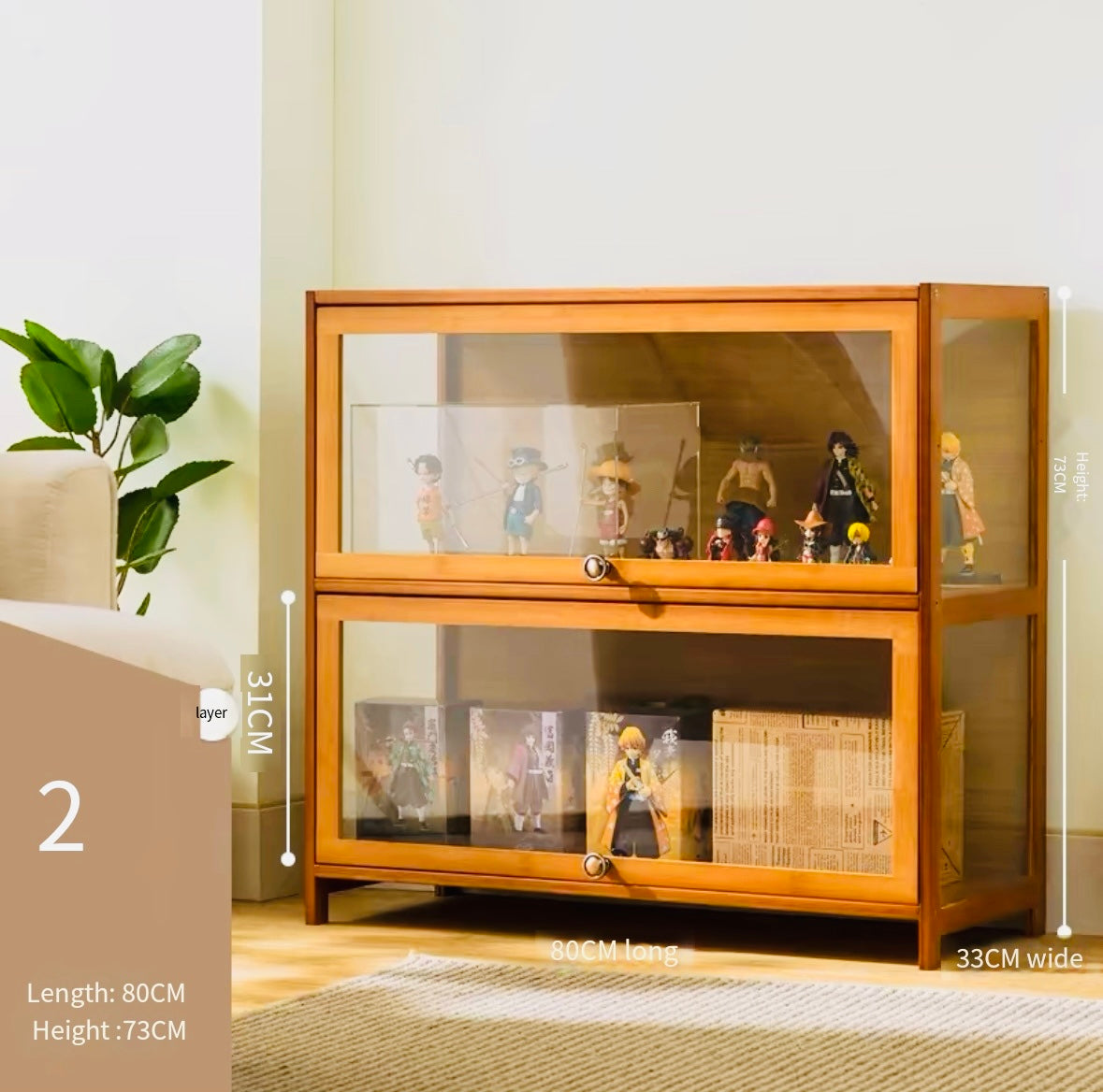 acrylic Eleven-dimensional display cabinet transparent acrylic cabinet blind box hand-made Lego model storage cabinet dust-proof display stand