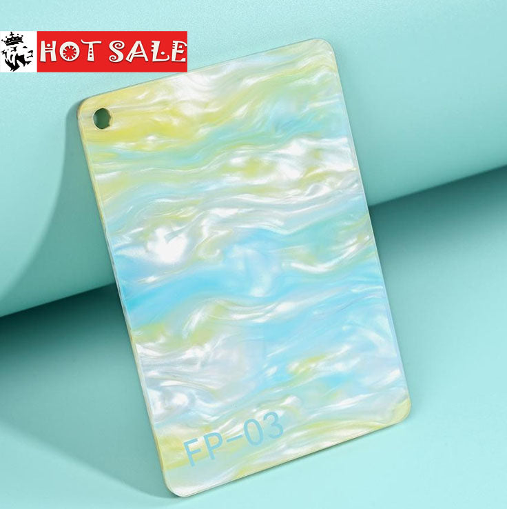 Colorful hibiscus series acrylic plate customization transparent plexiglass