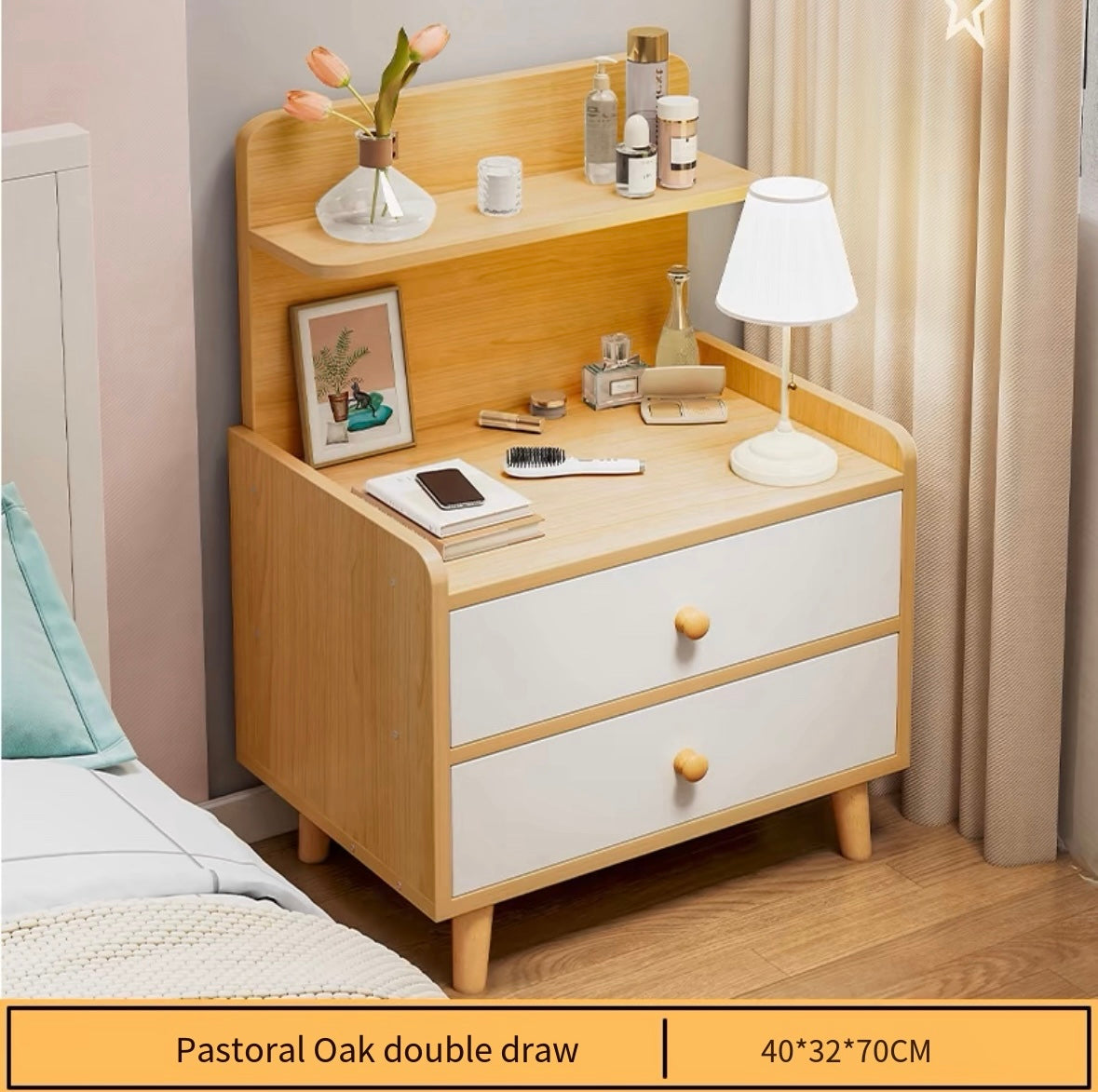 pvc bedside table shelf bedroom modern simple small bedside table light luxury simple rental storage storage cabinet