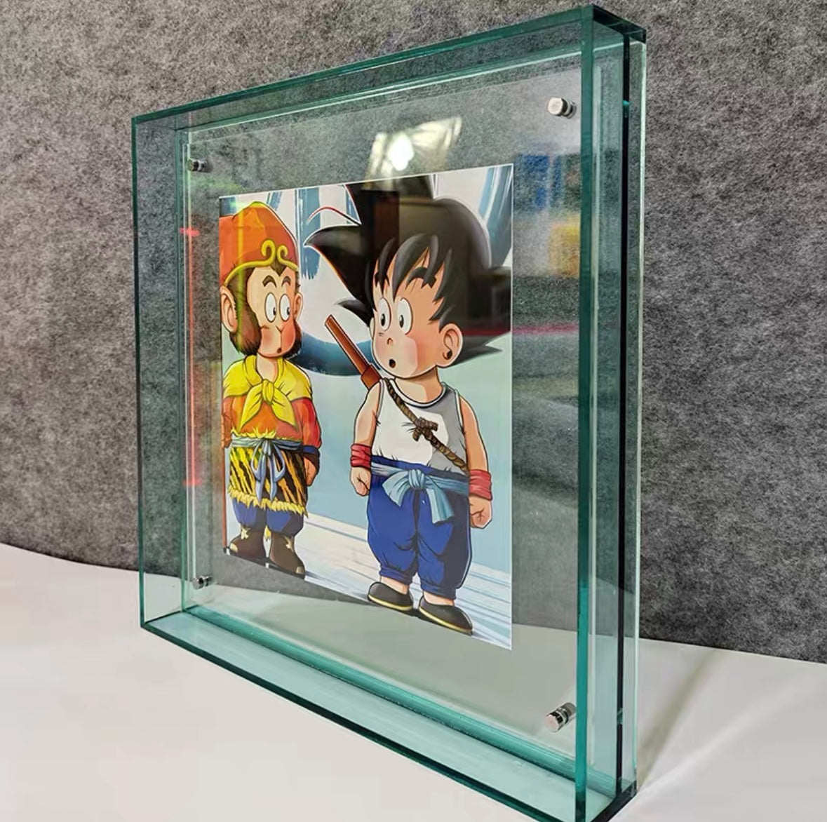 Acrylic picture frame for painting mounting, custom art full-color transparent colorful photo frame, picture core, decorative painting display frame, dustproof