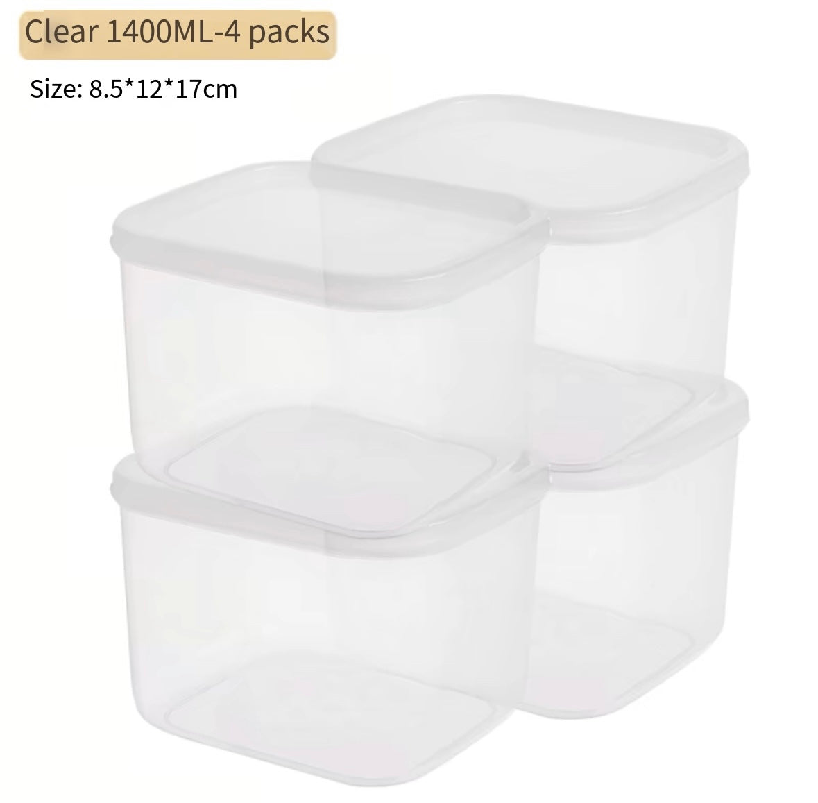 Frozen storage box refrigerator special packaging food grade fresh-keeping box sealed plastic compartment small box home organization