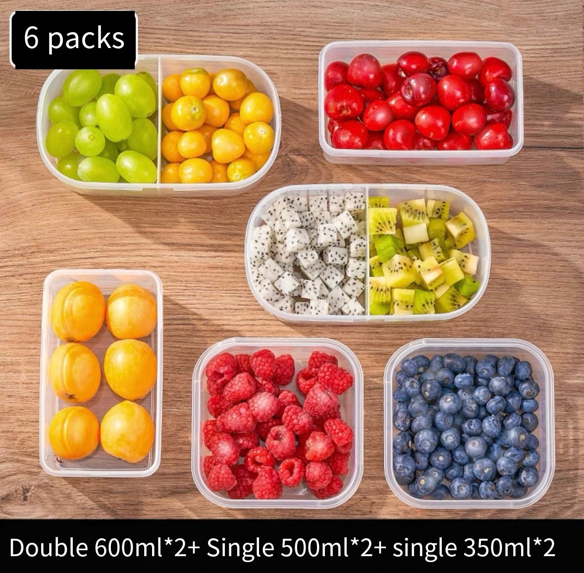 Fruit box children's portable primary school students take-out fresh lunch box lunch box refrigerator special food grade storage box