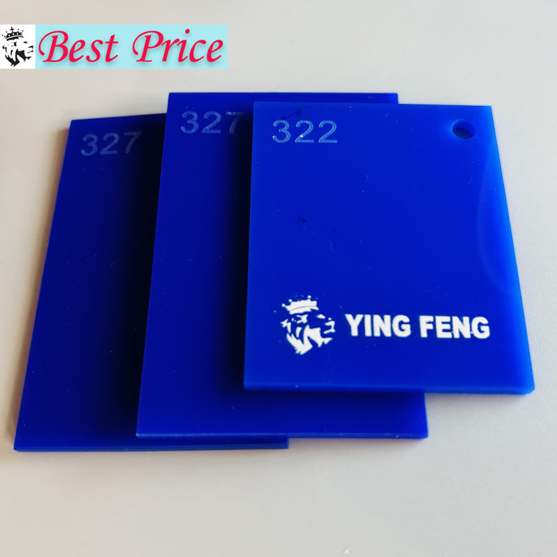 100% Virgin PMMA Cast Blue Green blue Red Pink Acrylic Sheet