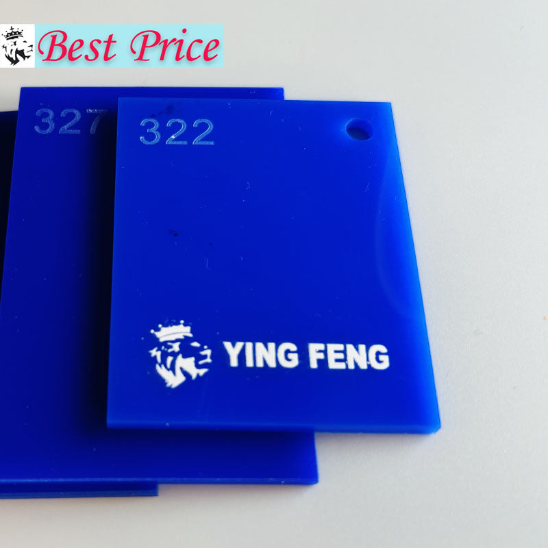 100% Virgin PMMA Cast Blue Green blue Red Pink Acrylic Sheet