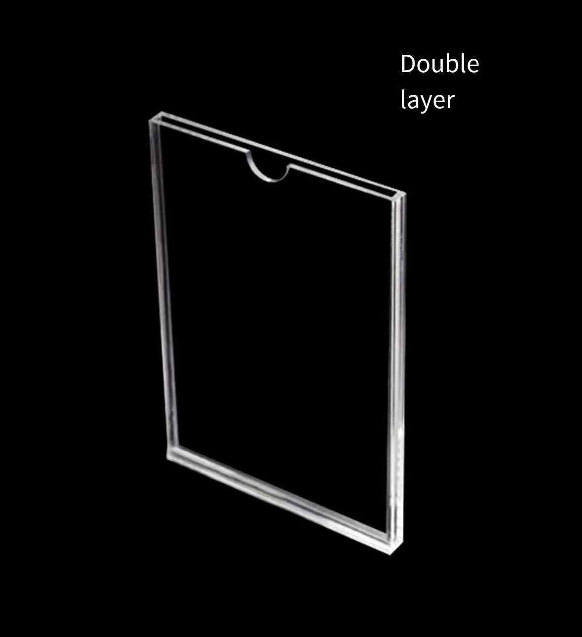 Photo Slot Insert Acrylic card slot transparent paper insert file box patent certificate ...