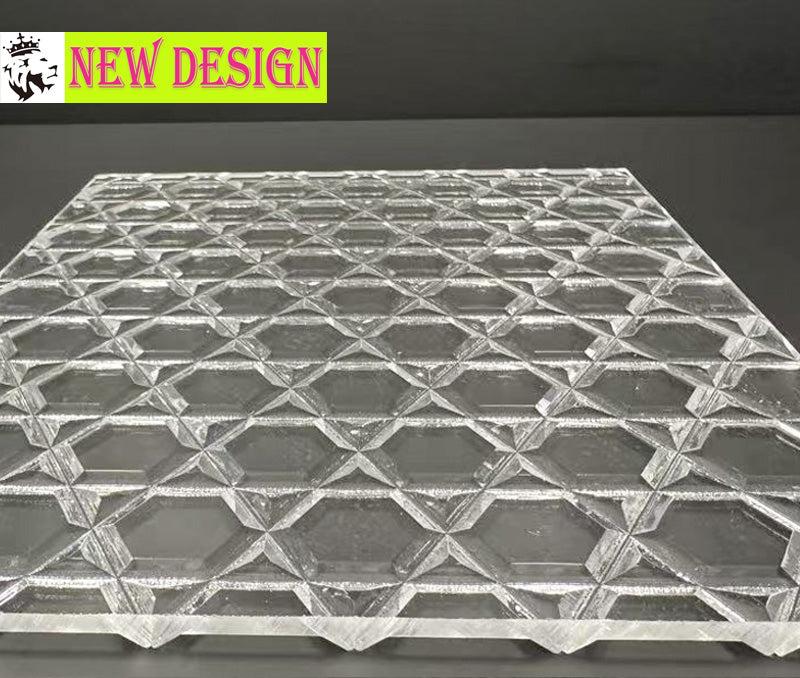 bamboo crystal modern Cast Fused Patterns Laminated Glass Interior Wal ...