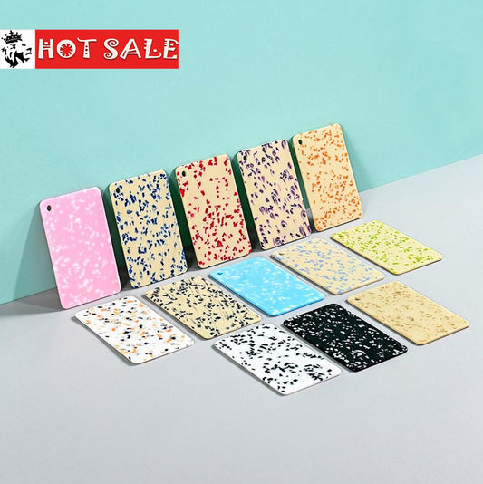 Fancy color dot opaque acrylic board Keychain lyrics card star peripheral acrylic billboard customization