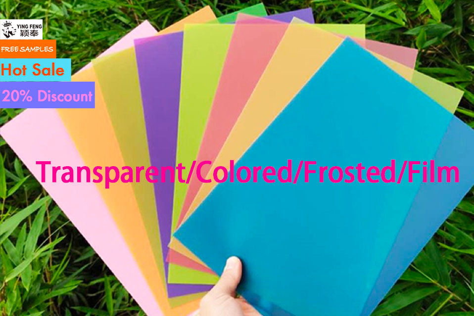 Transparent PVC sheet, black hard plastic sheet, thin pc board coil, color film matte PP sheet pvc board processing