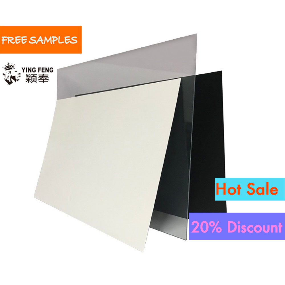 Transparent pvc sheet plastic hard board frosted pp film white pvc sheet printing black pc board pet processing