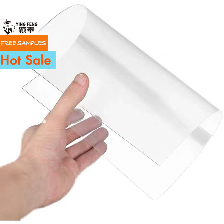 High transparent PVC hard board sheet color PET film PP frosted translucent sheet PC endurance board processing