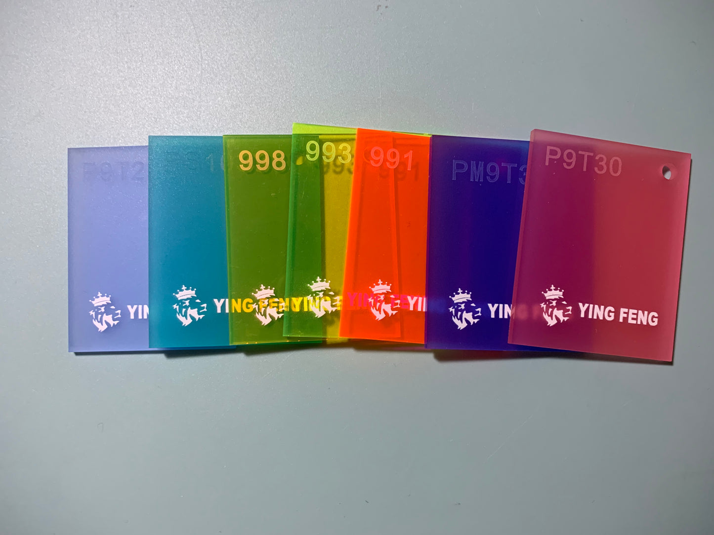 100% Cast Acrylic Sheet Matte/Fluorescence acrylic 2mm 3mm 5mm 7mm 9mm