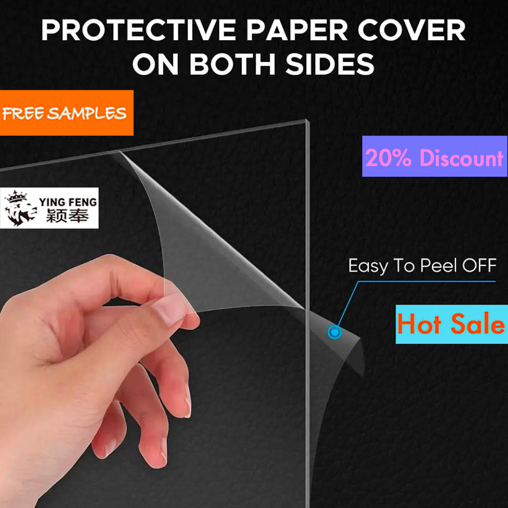 Factory Hot Sale PET Sheet with Protective Film Plastic Sheet Anti-Fog PETG Sheet Support Custom